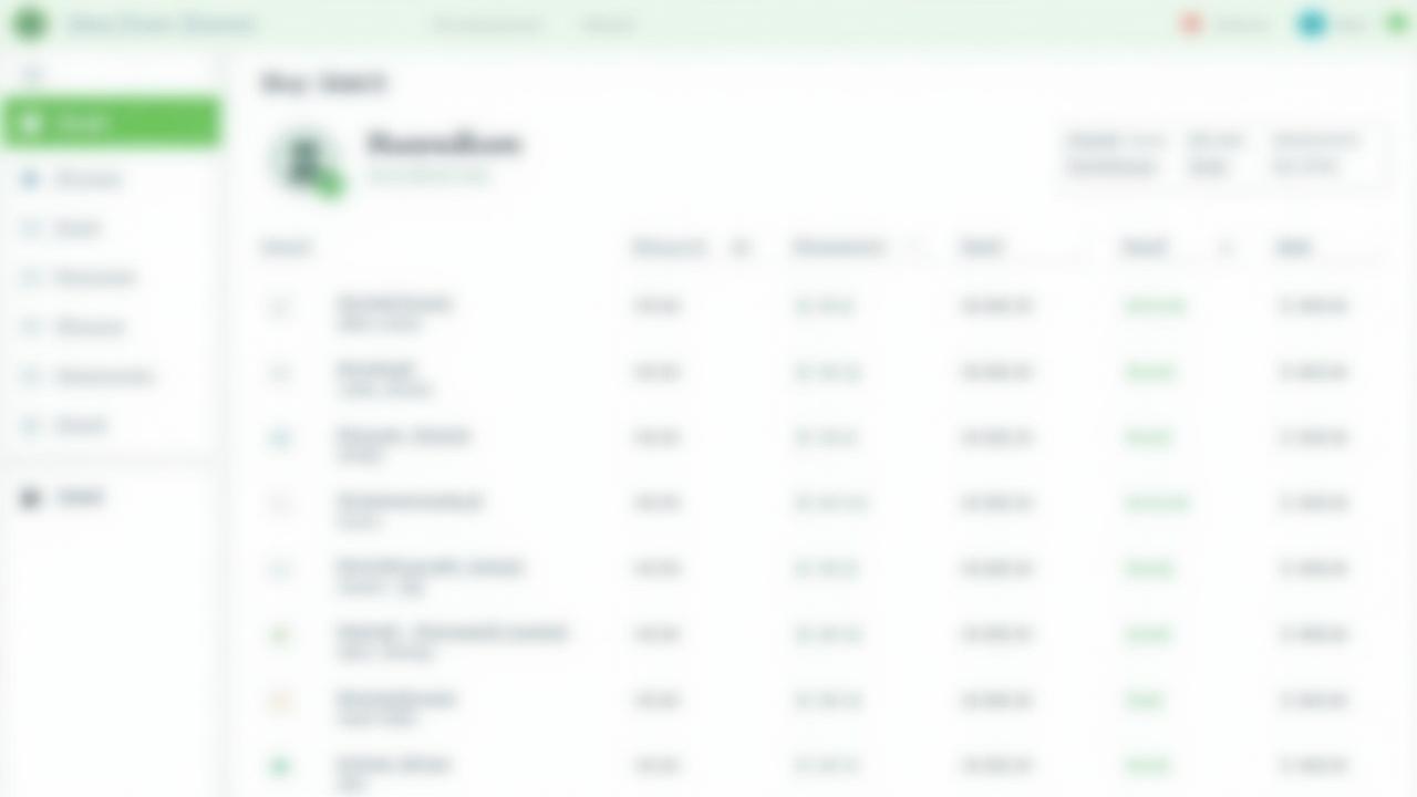 Ostoreskontran listanäkymä: eräpäivä, lähettäjä, summa ja tila
